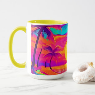Blue and Orange Sunset Mug