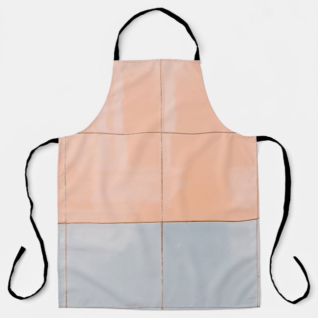 Blue and orange wall apron (Front)
