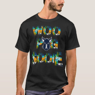 Blue and Orange Woo Pig Sooie T-Shirt
