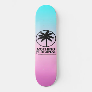 Blue and Pink Gradient Skateboard