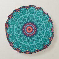 Blue and pink persian style seamless pattern