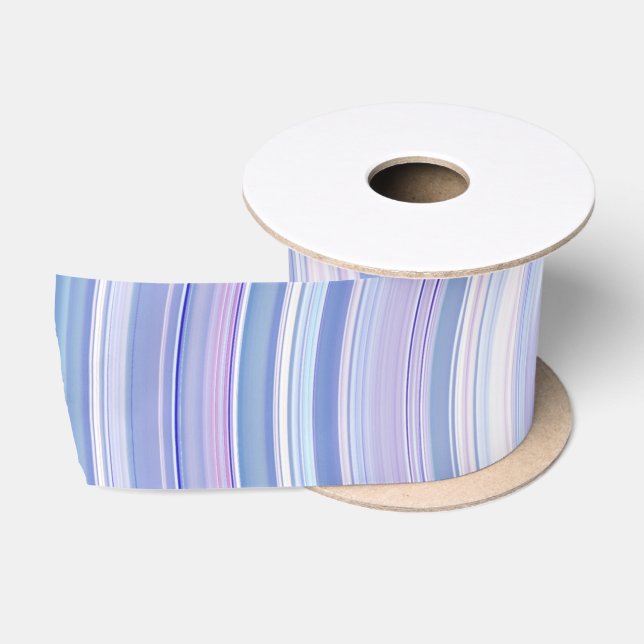 Blue and pink satin ribbon (Spool)
