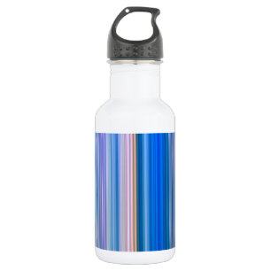 Blue and Pink Stripes 532 Ml Water Bottle
