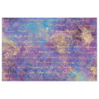 Blue and Purple Abstract Peacock Colours Decoupage