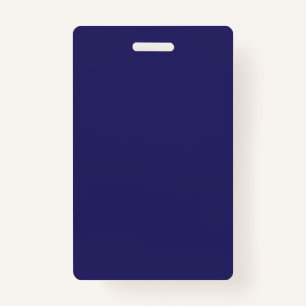Blue and purple abstract shapes blend together in ID badge
