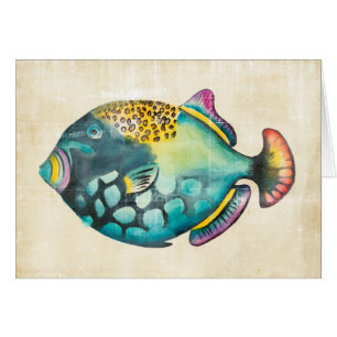 Blue and Purple Aquarium Fish