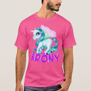 Blue And Purple Brony Cosplay Pony T-Shirt