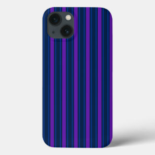 Blue and purple candy stripes Case-Mate iPhone cas 13 Case