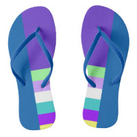 Blue and Purple Design Sandals