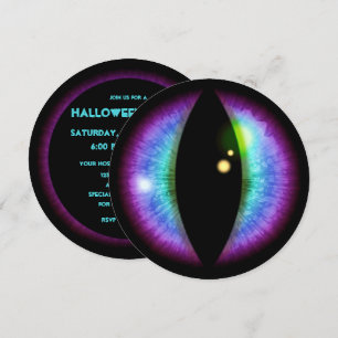 Blue and Purple Dragons Eye Invitation