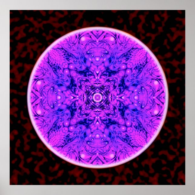 Blue and Purple Dream Poster (Front)