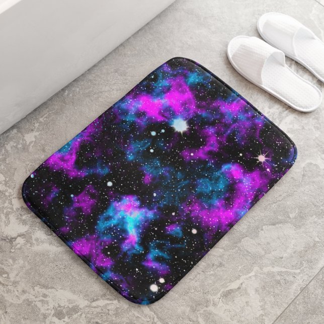 Blue and Purple Galaxy Bath Mat (Creator Uploaded)