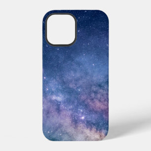 Blue and purple galaxy digital iPhone 12 case