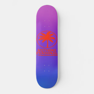 Blue and Purple Gradient Skateboard Deck