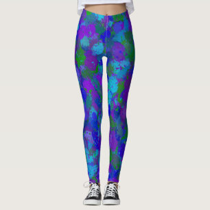 Blue and Purple Leggings