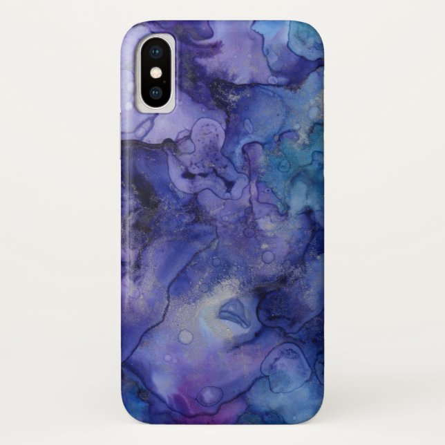 blue and purple phone case (Back)