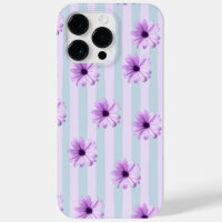 blue and purple striped daisy pattern