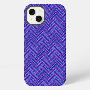 Blue and purple stripes double weave Case-Mate iPh iPhone 13 Case