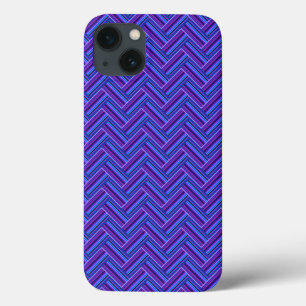 Blue and purple stripes double weave Case-Mate iPh iPhone 13 Case