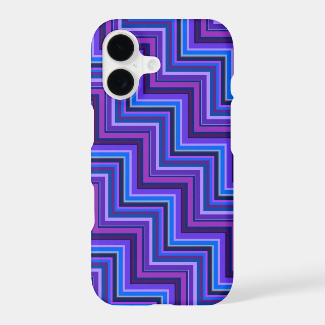Blue and purple stripes stairs (Back)