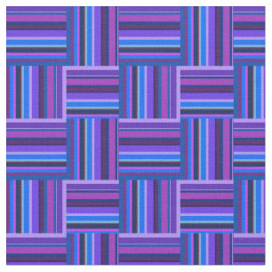 Blue and purple stripes weave pattern fabric