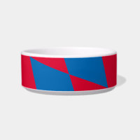 Blue and Red Bavaria Diamond Flag Pattern