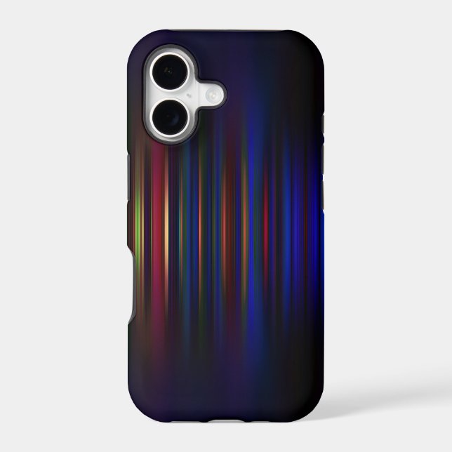 Blue and red blurred stripes pattern (Back)