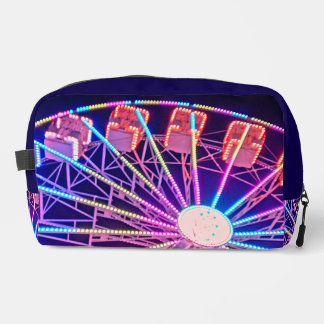 Blue and red Ferris wheel Dopp Kit
