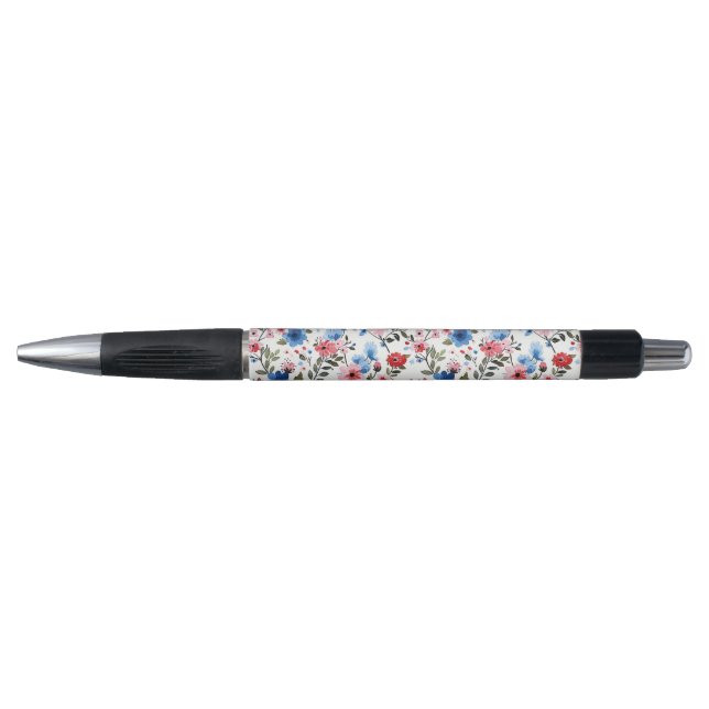 Blue and Red Floral (Front)