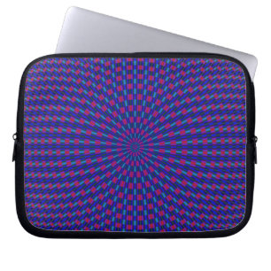 Blue and Red Geometric Circles Sleeve
