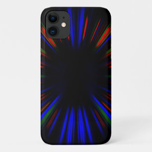 Blue and red light streaks Case-Mate iPhone case