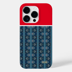 Blue and Red Phone Cases by Poet Adiela Akoo
