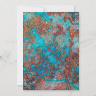 Blue And Red Shattuckite Card