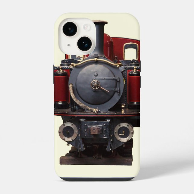 Blue And Red Train  iPhone Case (Back)