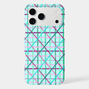 Blue and Rose Chequered Pattern