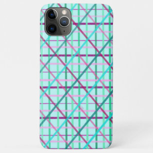 Blue and Rose Chequered Pattern Case-Mate iPhone Case