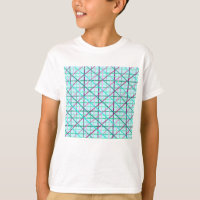 Blue and Rose Chequered Pattern