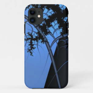 bLue and silver iphone case