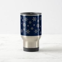 Blue and Silver Snowflakes