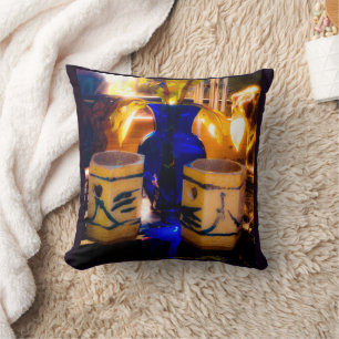 Blue and Sunlight Cushion