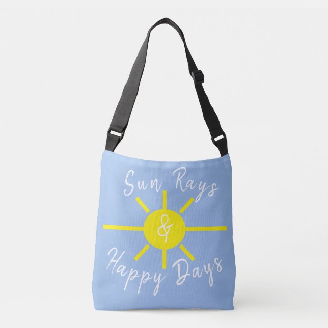 Blue and sunny crossbody bag (Front)