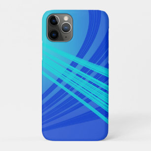Blue and Teal Abstract Lines  Case-Mate iPhone Case