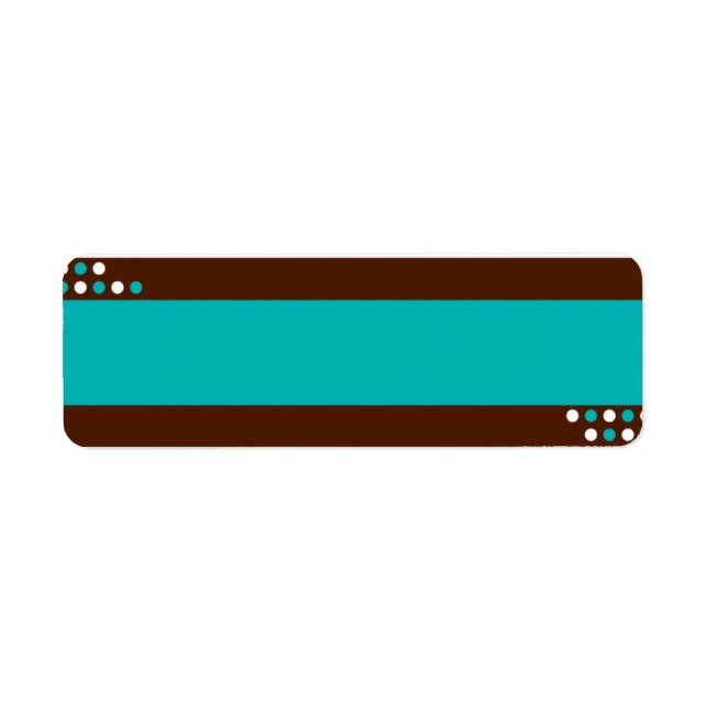 Blue and Teal Label (Front)