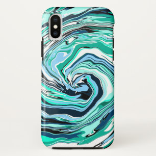Blue and /teal Marble Swirls  Case-Mate iPhone Case