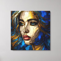 Blue And The Golden Elegance - AI on The Rise
