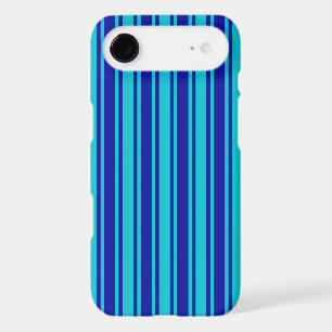 Blue and turquoise candy stripes