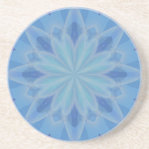 Blue and Turquoise Pattern 5 Coaster