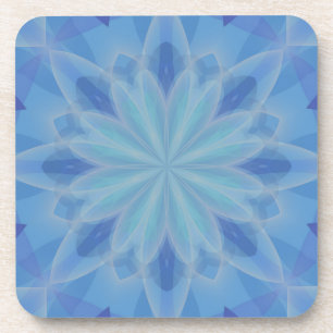 Blue and Turquoise Pattern 5 Coaster