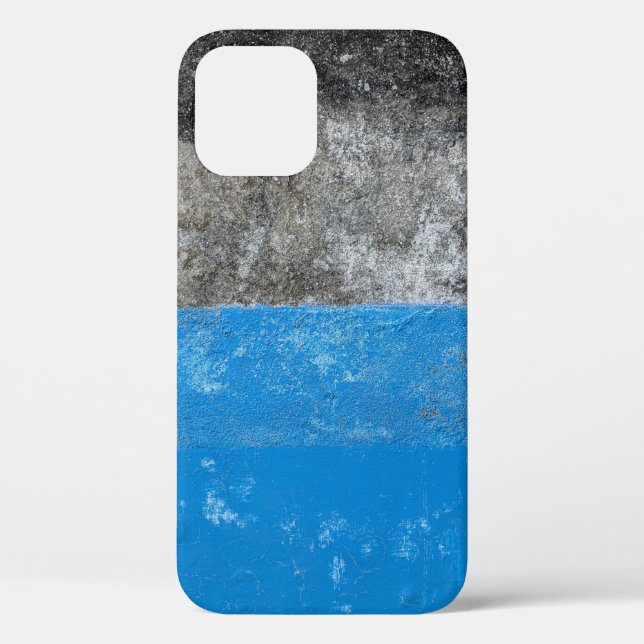 Blue and white abstract painting Case-Mate iPhone case (Back)