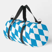 Blue and White Bavaria Diamond Flag Pattern
